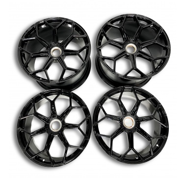 Lamborghini Aventador Wheel Rims SET 4 Pieces front and rear Black 470601017